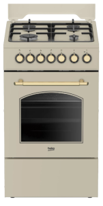 Kuchnia gazowo-elektryczna Beko FSE52135DCRSN Retro