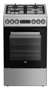 Kuchnia gazowo-elektryczna Beko FSM51331DXDT Stal nierdzewna